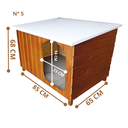 Ver imagem 4 de Casinha de Cachorro Criadeira de Madeira - Extra Grande N°5