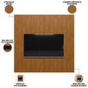 Ver imagem 5 de Painel Ripado de Madeira para Sala Quarto 219x250cm Slats L05 Nature - Lyam Decor