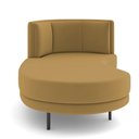Ver imagem 4 de Sofá Chaise Longue Sala de Estar Living Lucca Esquerdo D02 Veludo Mostarda C-260 - Lyam Decor