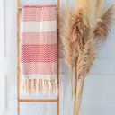 Ver imagem 1 de Manta Torino 100% Algodão Vermelho 1,50x2,30m