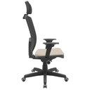 Ver imagem 6 de Cadeira Office Brizza Tela Preta com Encosto Assento Poliester Fendi Autocompensador Base Standard