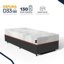 Ver imagem 3 de Cama Box com Colchão Ortopédico de Espuma D33 a Vácuo Sonno Full - Lucas Home - Solteiro