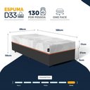 Ver imagem 4 de Cama Box com Colchão Ortopédico de Espuma D33 a Vácuo Sonno Full - Lucas Home - Solteiro