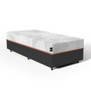 Ver imagem 2 de Cama Box com Colchão Ortopédico de Espuma D33 a Vácuo Sonno Full - Lucas Home - Solteiro