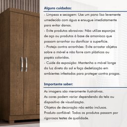 Guarda Roupa Solteiro 4 Portas 2 Gavetas Itapema - 11