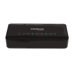 Switch Gigabit Intelbras Sg800 Q+ Ethernet 8 Portas Giga - 2