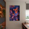 Quadro Decorativo Tela Canvas Abstrato Confete Com Moldura Prata - 180x100 cm - 3