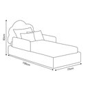 Ver mais imagens de Cama Infantil Nuvem Montessoriana Alta com Proteção Lateral Design Moderno e Aconchegante Bege