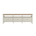 Ver imagem 7 de Conjunto 4 Peças Rack, Estante, Armário e Espelho Madeira Maciça Ananda CabeCasa MadeiraOriginals Branco Off White/Mel