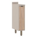 Ver imagem 1 de Balcão 20cm 1 Porta com Tampo Stylo Luciane Móveis Cinammon/cumaru