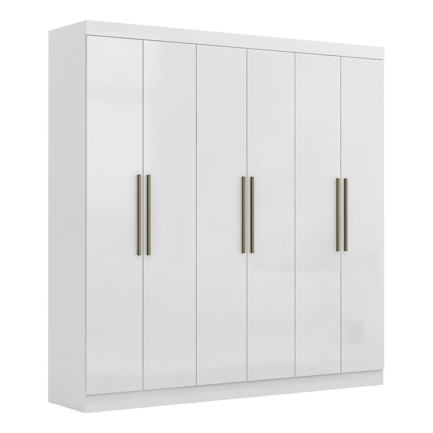 Guarda Roupa Casal 6 Portas 2 Gavetas Londres Espresso Móveis - 3