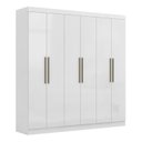 Ver imagem 3 de Guarda Roupa Casal 6 Portas 2 Gavetas Londres Espresso Móveis