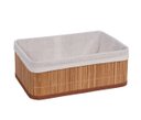 Ver imagem 1 de Cesto Organizador de Bambu Retangular Natural - Jolitex - G