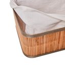 Ver imagem 2 de Cesto Organizador de Bambu Retangular Natural - Jolitex - G