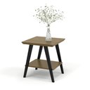 Ver imagem 3 de Mesa Lateral Caio Freijo com Pés em Madeira Preto