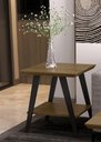 Ver imagem 1 de Mesa Lateral Caio Freijo com Pés em Madeira Preto