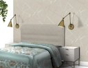 Ver imagem 3 de Cabeceira Dama New Plus Queen 1600mm Linho Cru - Simbal