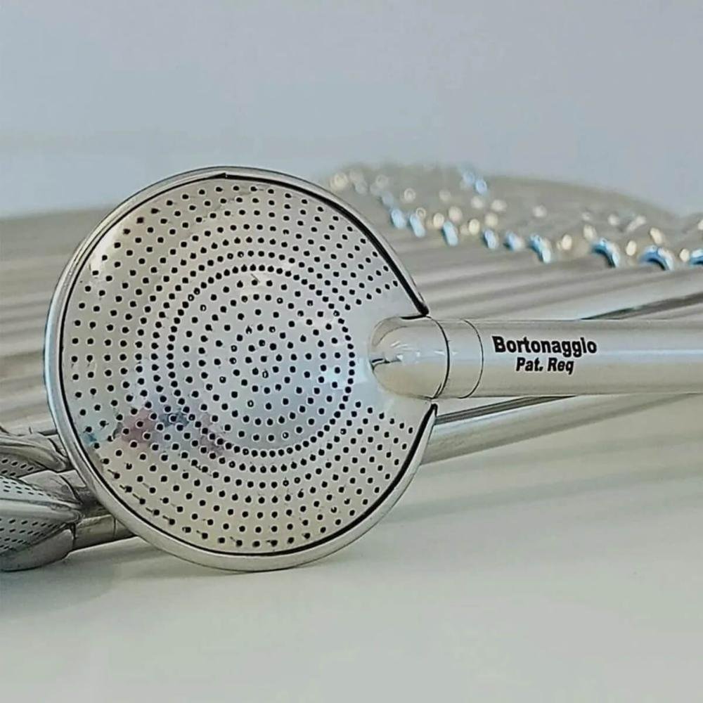 Bomba de Chimarrão 19cm Inox Bojo 800 Furos Removível Cano Trabalhado Tererê - 6