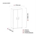 Ver imagem 4 de Armário Alto 2 Portas Pivot AA1600P25 