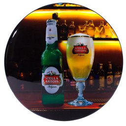 Luminoso de Parede Cerveja Stella Artois Garrafa Retrô Vintage para Bar, Garagem, Churrasqueira - 1