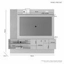 Ver imagem 4 de Painel para TV até 65 Polegadas 163CMX162CM 2 Portas Preciso Branco