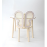 Conjunto de Mesa com Uma Cadeira Infantil Borboleta com Talagarça - 2