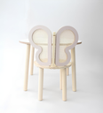 Ver imagem 2 de Conjunto de Mesa com Uma Cadeira Infantil Borboleta com Talagarça