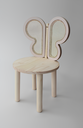 Ver imagem 3 de Conjunto de Mesa com Uma Cadeira Infantil Borboleta com Talagarça