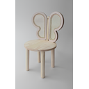 Ver imagem 3 de Conjunto de Mesa com Uma Cadeira Infantil Borboleta com Talagarça