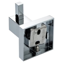 Kit 4 Cabide Porta Toalha Vogue Luxo Aço Inox Cromado Gancho - 4