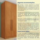 Ver mais imagens de Guarda Roupa Solteiro com pés 4 Portas Zelandia 165cm Espresso Móveis