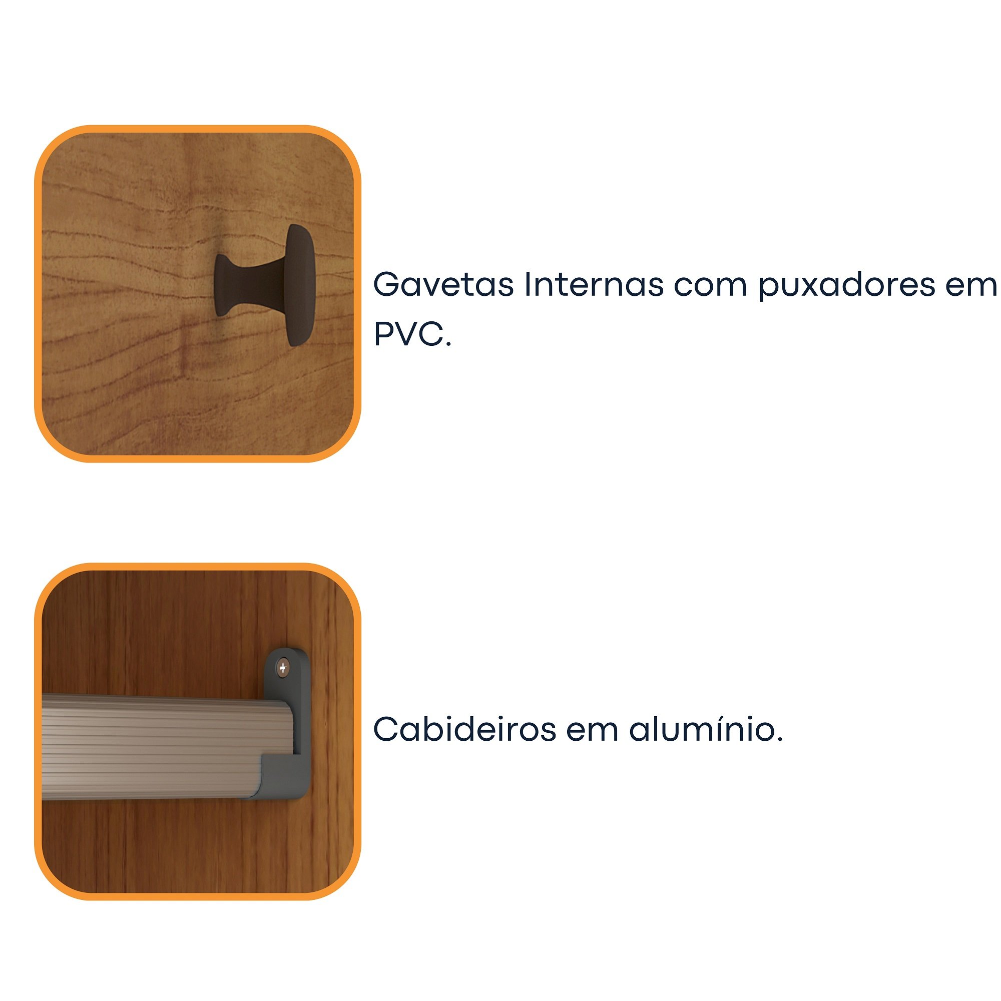 Guarda Roupa Solteiro com pés 4 Portas Zelandia 165cm Espresso Móveis  - 2