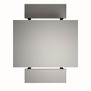 Ver imagem 4 de Mesa Refeitório 4 Lugares com 2 Bancos Metal Wood Design