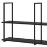 Prateleira Decorativa Multiuso Grande Estilo Industrial Loft D09 Preto - Mpozenato - 5