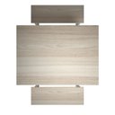 Ver imagem 4 de Mesa Refeitório 4 Lugares com 2 Bancos Metal Wood Design