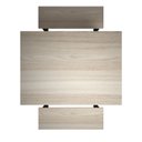 Ver imagem 4 de Mesa Refeitório 4 Lugares com 2 Bancos Metal Wood Design