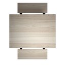 Ver imagem 4 de Mesa Refeitório 4 Lugares com 2 Bancos Metal Wood Design