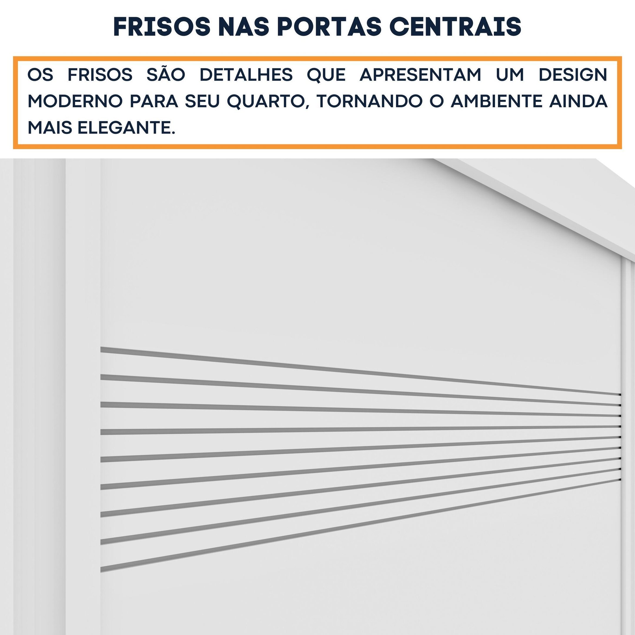 Guarda Roupa Casal 4 Portas 4 Gavetas Luxor Espresso Móveis - 12