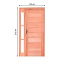 Ver imagem 2 de Kit Porta de Madeira PE30 Esel 213CMX120CMX12CM Direita Esel Marrom
