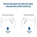 Ver imagem 4 de Kit Porta de Madeira PE30 Esel 213cmx120cmx12cm Direita Esel