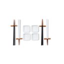 Ver imagem 1 de Cj de Hashi P/4 Pessoas Nankin Brinox 57201/600