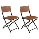 Ver imagem 2 de Cadeira Dobravel Bar, Lanchonete Caramelo - Kit 2 Pc