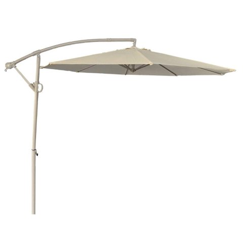 Ombrelone Lateral Tahiti Bahamas Fratini 300 Cm (largura) sem Base em Alumínio Fendi Capa Polié