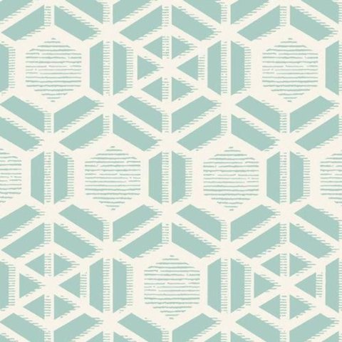 Papel de Parede Capri Geométrico Verde 190512601