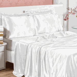 Jogo de Cama Queen Sublime Branco Valle Enxovais 4 Peças