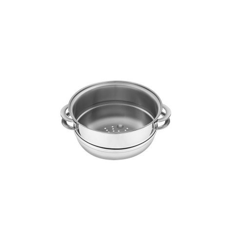 Cozi Vapore Tramontina Solar em Inox com Alças 16 Cm 1,6 L