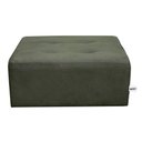 Ver imagem 5 de Puff Para Sala Quadrado Decorativo com Pés com Alumínio Nero Matrix - Veludo Light Cinza Light