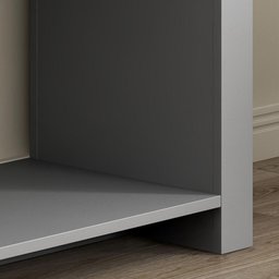 Aparador Buffet Ditália 2 Gavetas R-609 Cinza - 6