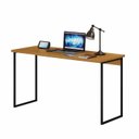 Ver imagem 2 de Escrivaninha Mesa Escritório Mega 136,5cm Industrial Cinamomo Marrom