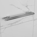 Ver imagem 3 de Kit Acessórios para Banheiros 3 Peças Prata Lavabo Toalheiro Banho Duplo